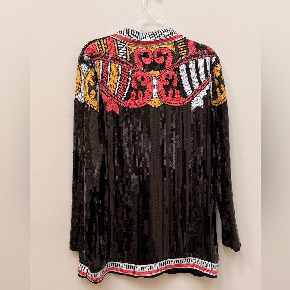Nasty Gal Multicolor Sequin Patterned Blouse - Picture 7 of 9